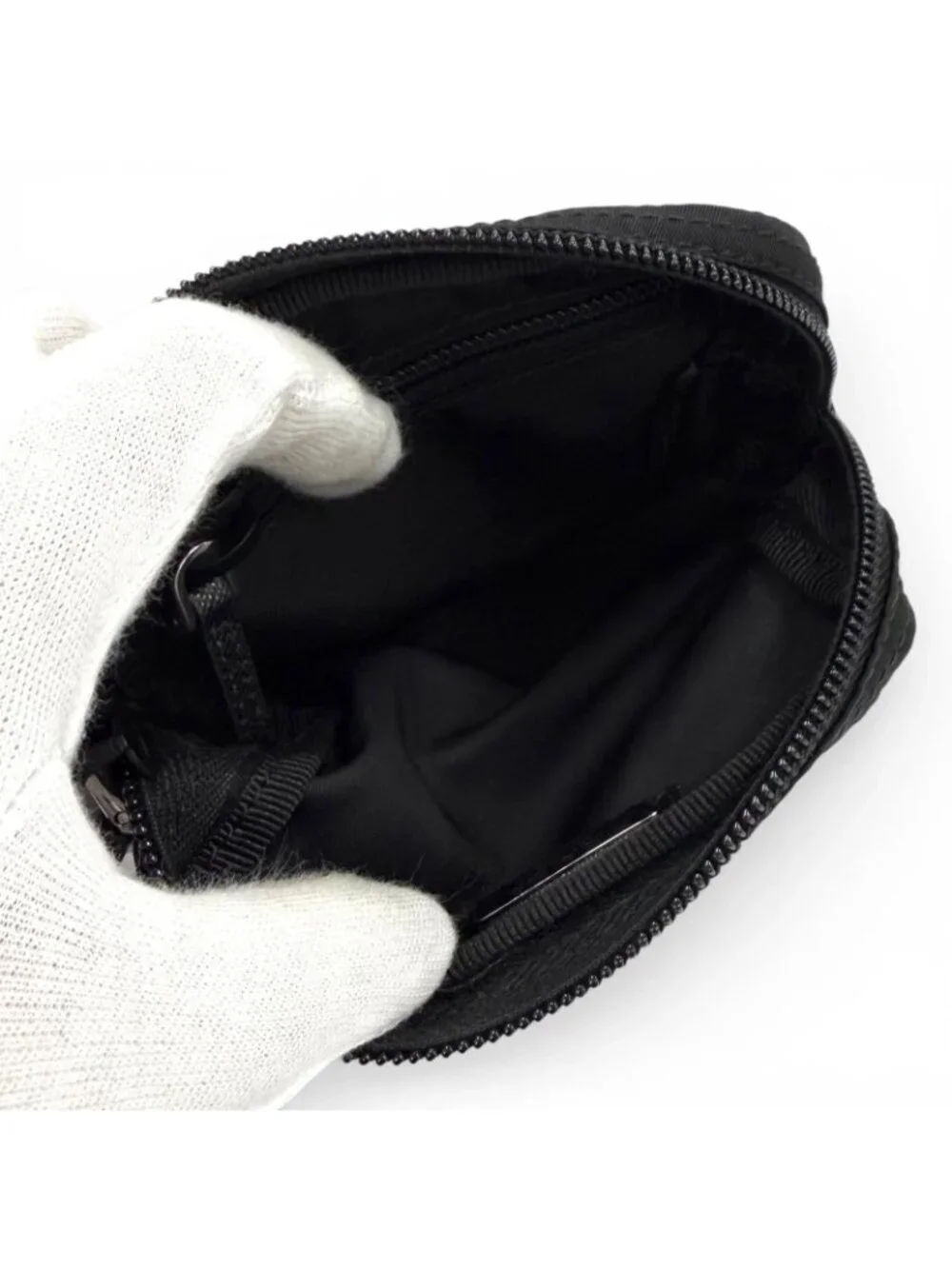Prada Micro Re-Nylon Pouch Frid Triangle Logo Makeup Black Included
